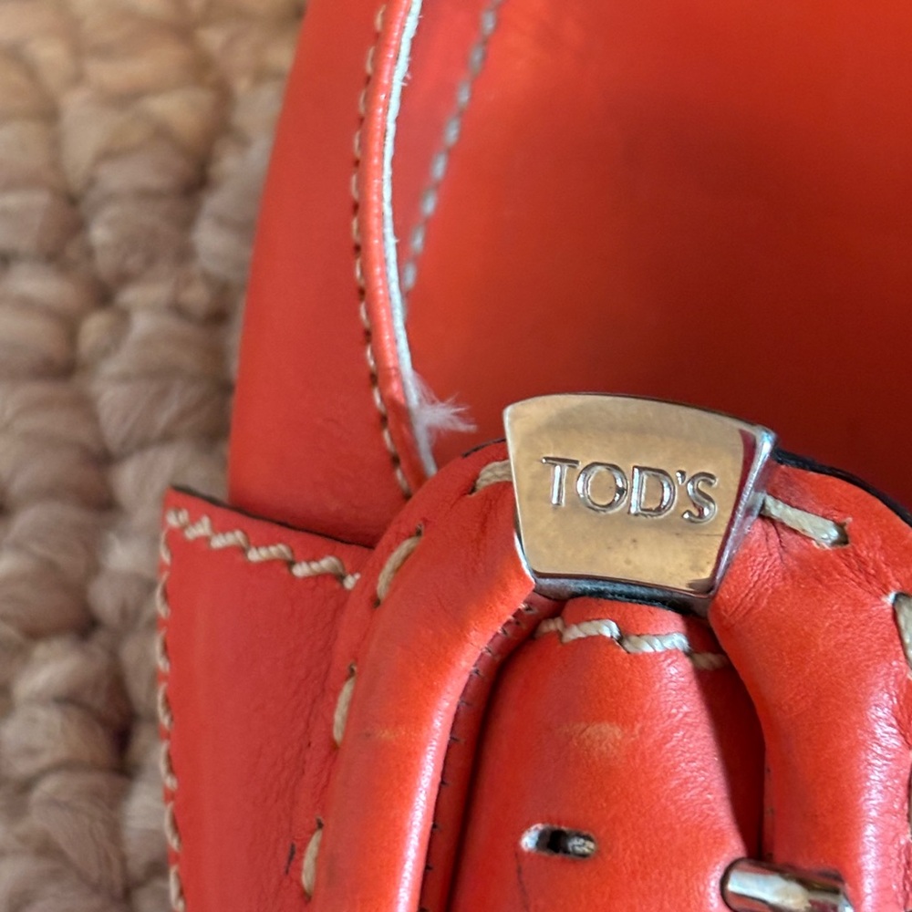 Tod’s Sling-Back Kitten Heels Size 8 38 Shoe with Buckle - Picture 9 of 9